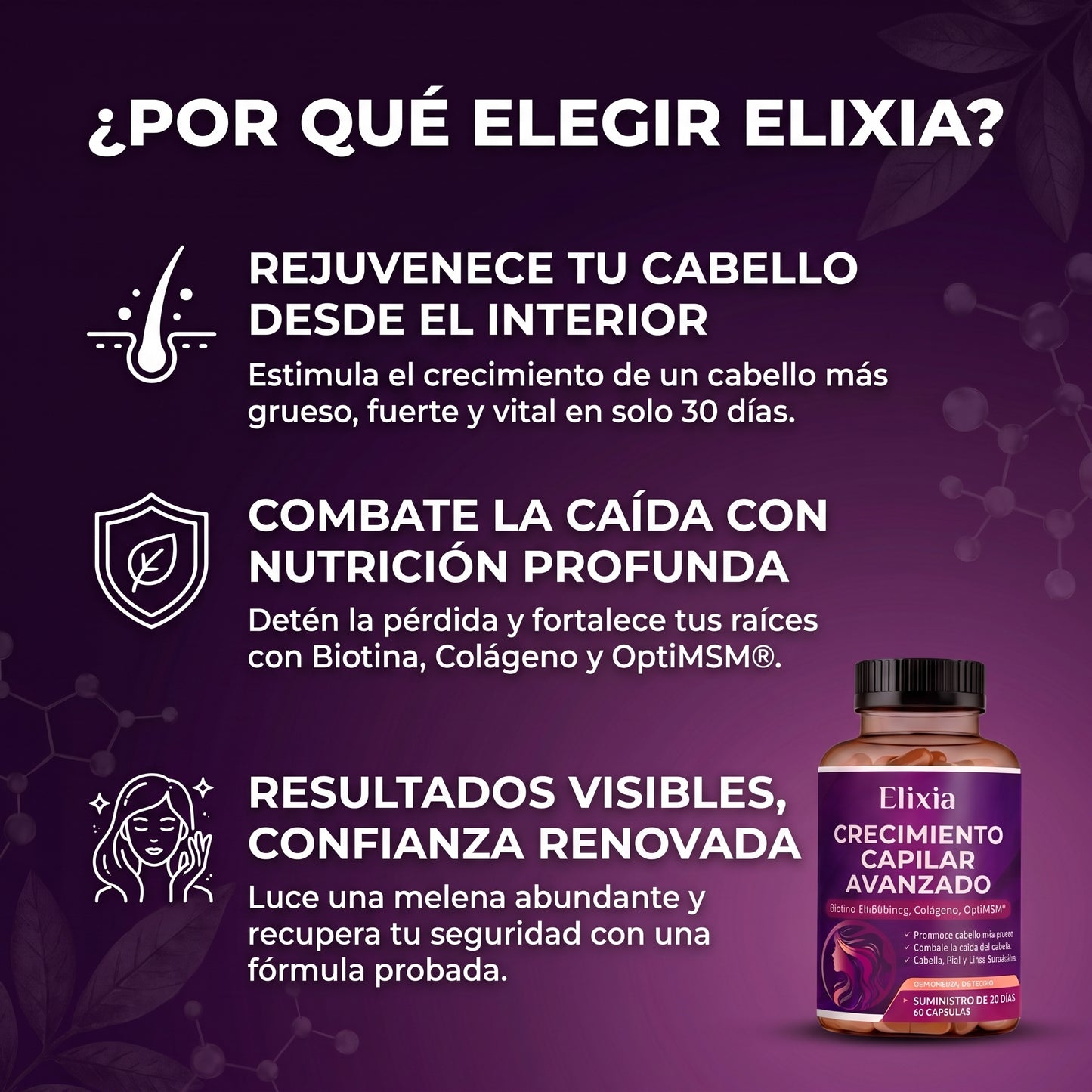 Elixia® Crecimiento Capilar Avanzado