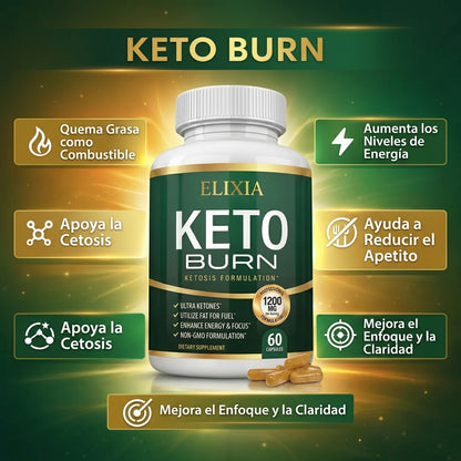 Elixia® Keto Burn Control de Hambre y Antojos